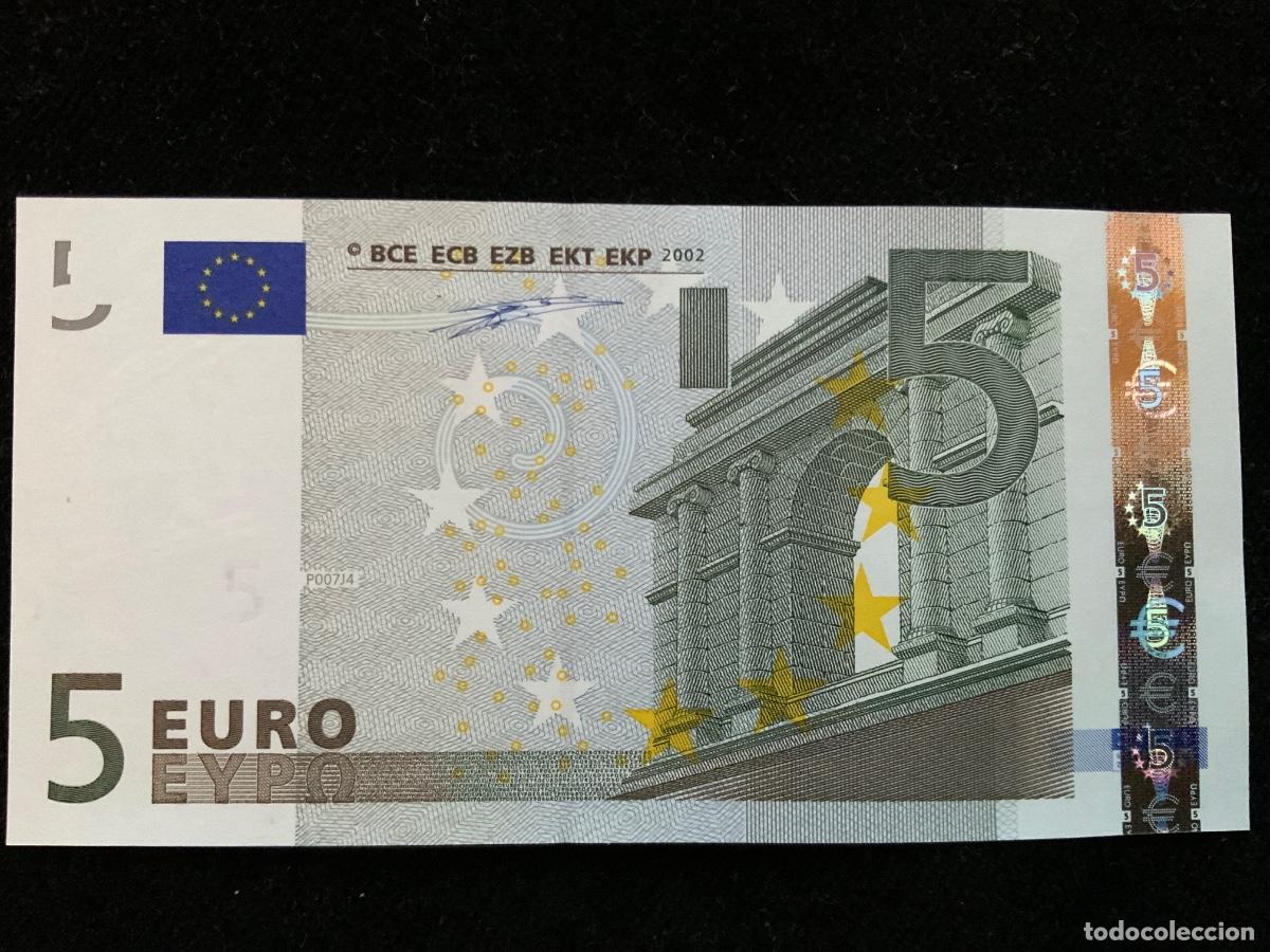 Billetes extranjeros: Billete de 5 euros 2002, sc, Alemania, firma duisenberg.