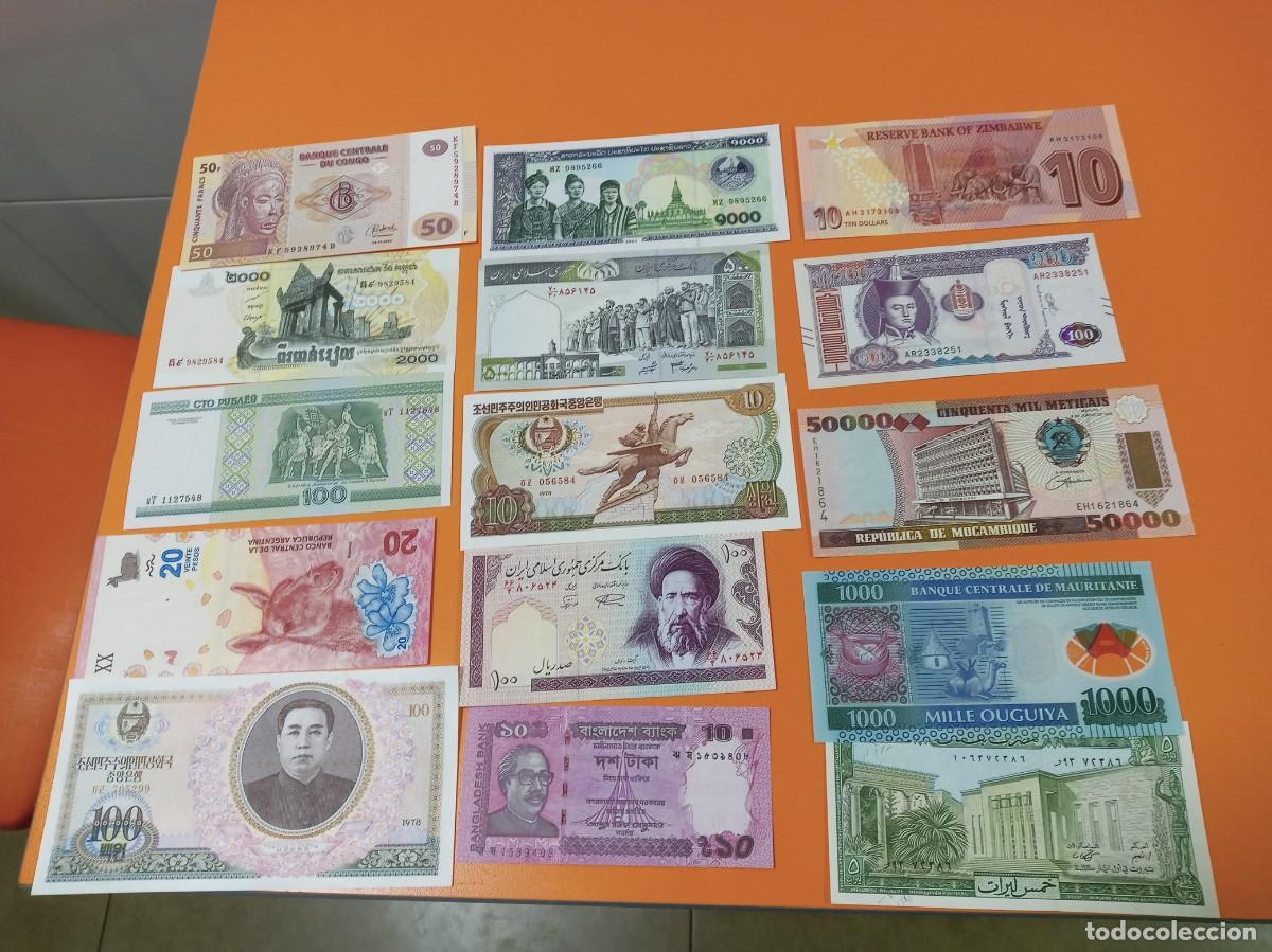 Billetes extranjeros: 25 BILLETES DIFERENTES, LOTE 3