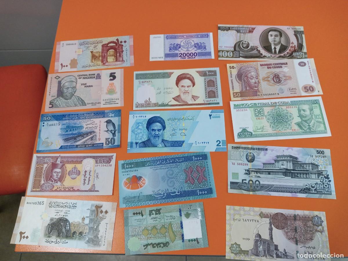 Billetes extranjeros: 25 BILLETES DIFERENTES LOTE 9