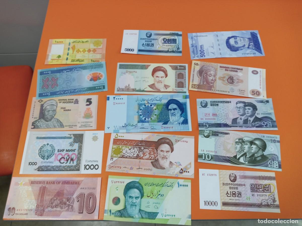 Billetes extranjeros: 25 BILLETES DIFERENTES LOTE 11
