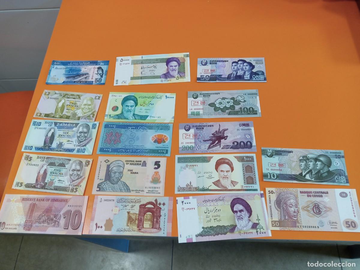 Billetes extranjeros: 25 BILLETES DIFERENTES LOTE 12