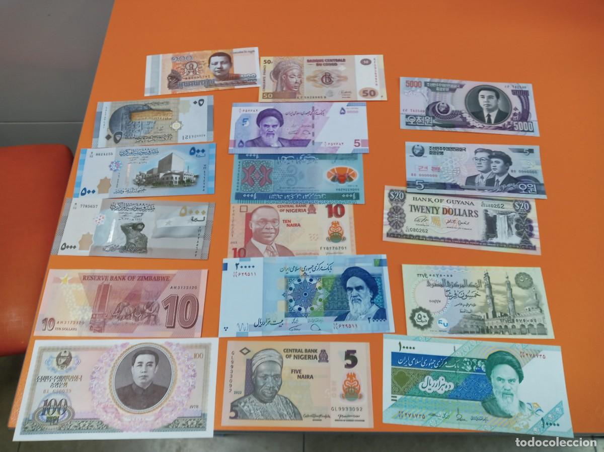 Billetes extranjeros: 25 BILLETES DIFERENTES LOTE 13