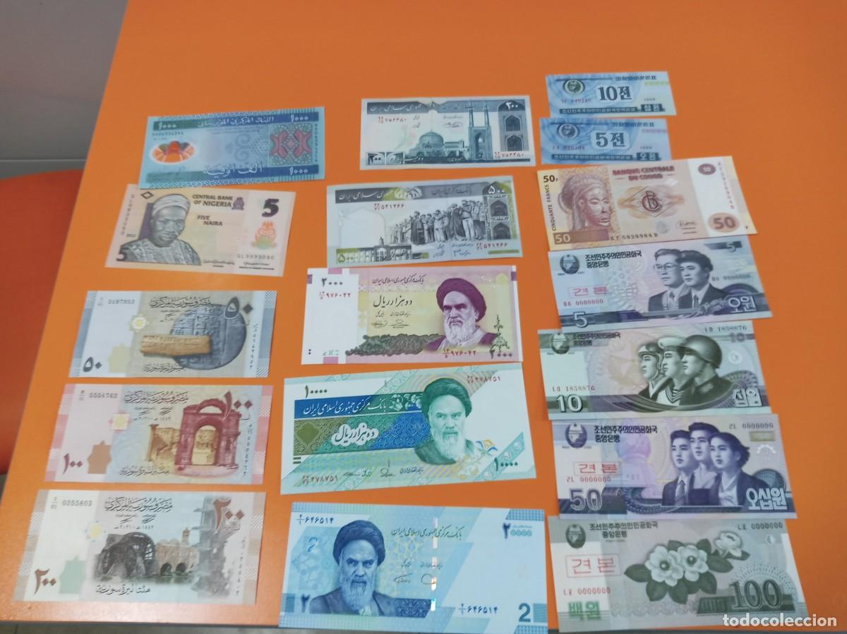 Billetes extranjeros: 25 BILLETES DIFERENTES LOTE 16