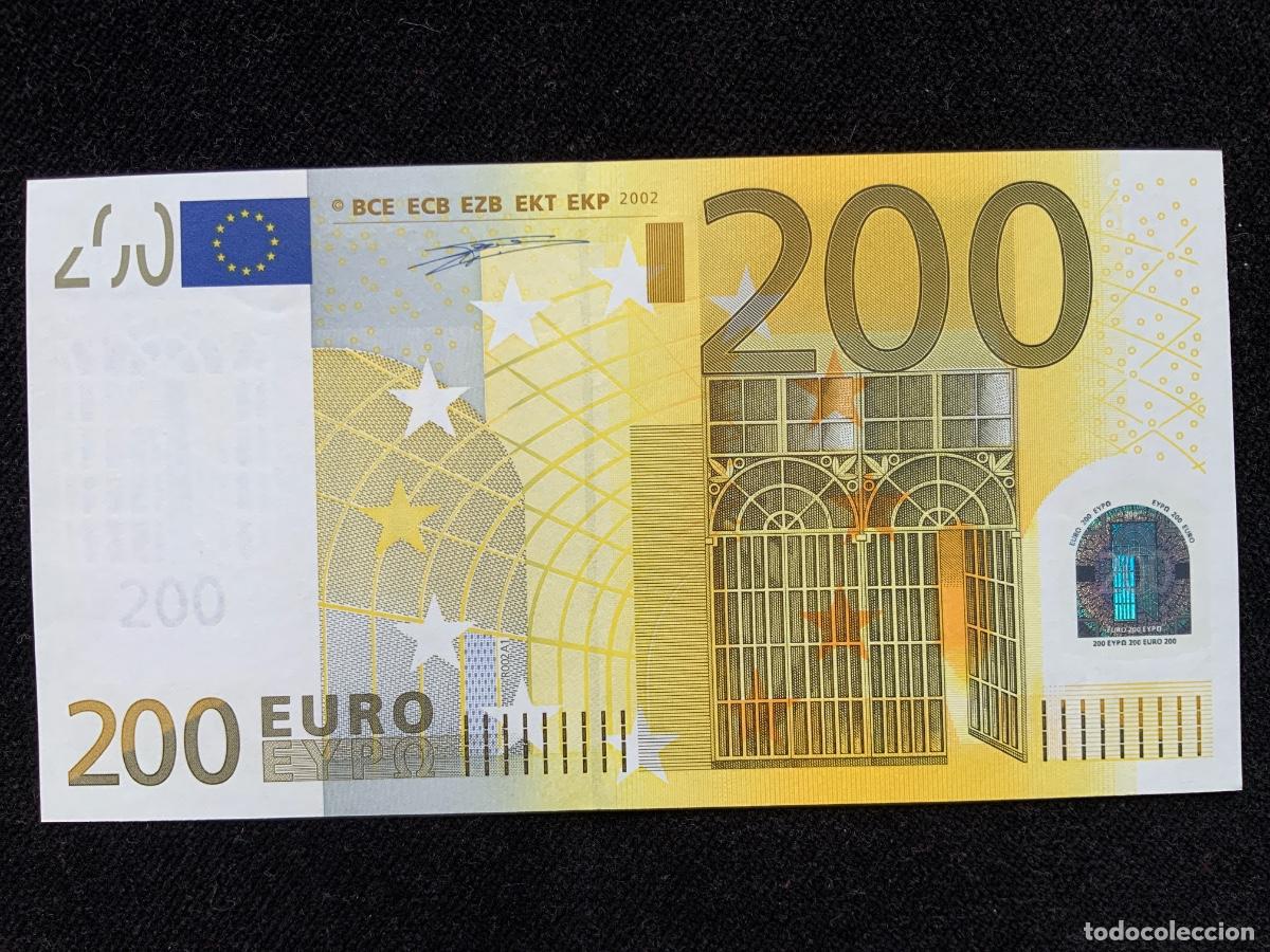 Billetes extranjeros: Billete de 200 euros 2002, sc , firma duisenberg, Alemania.