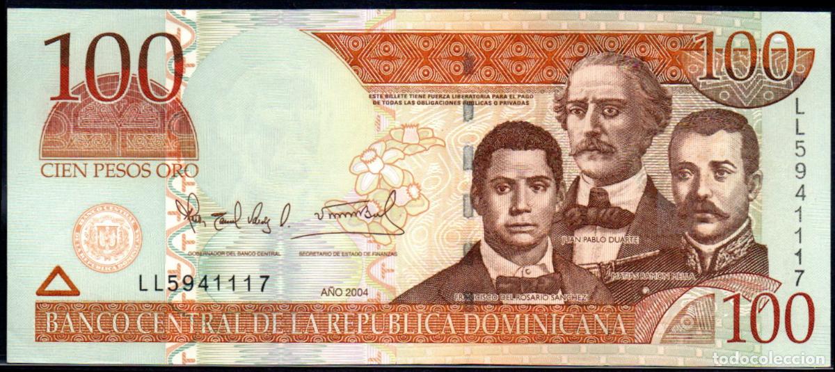 Billetes extranjeros: REPUBLICA DOMINICANA - 100 PESOS - EBC+ PICK. 171