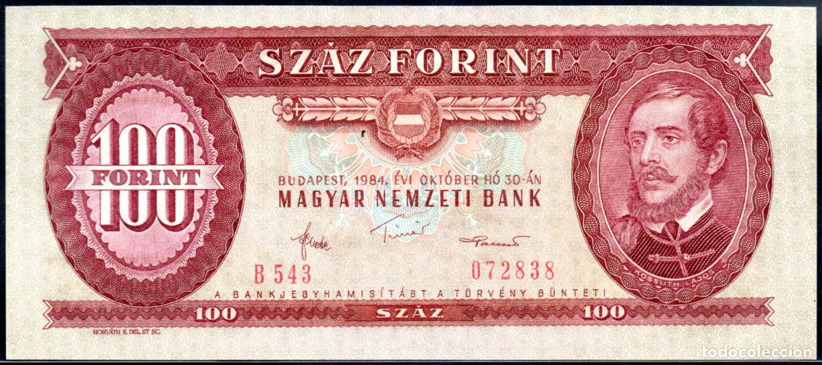 Billetes extranjeros: HUNGRIA - 100 FORINT 1984 - S/C PICK. 171