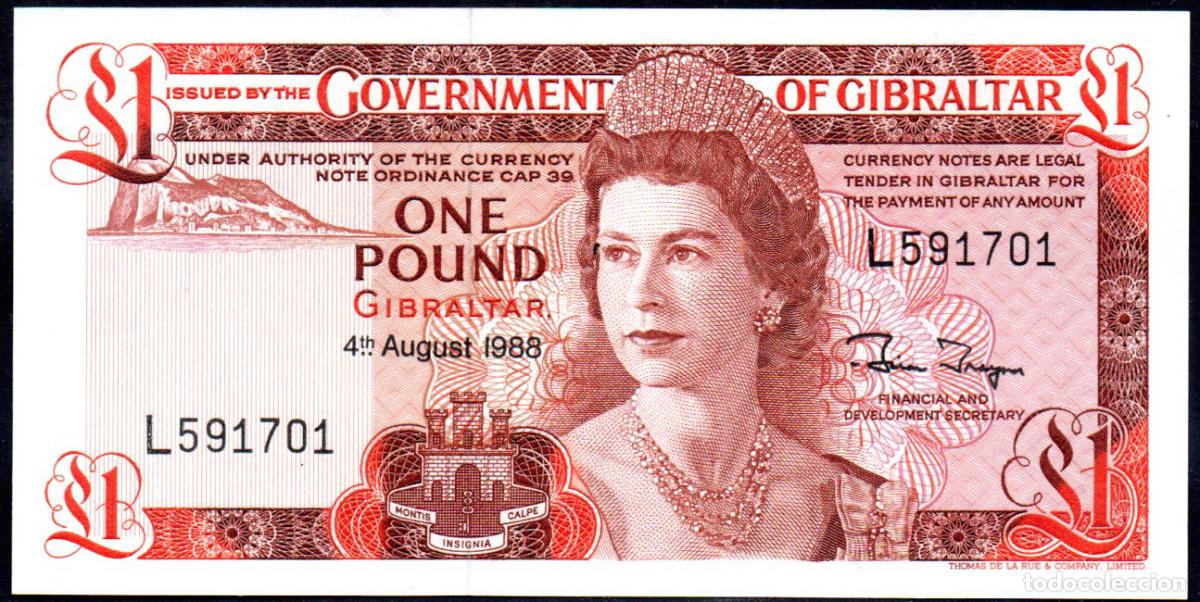 Billetes extranjeros: GIBRALTAR - 1 LIBRA 1983 - S/C - PICK. 20