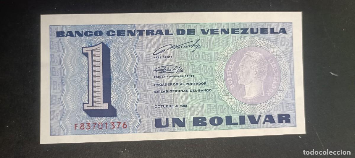 Billetes extranjeros: VENEZUELA 1 BOLIVAR 1989 S/C P=68