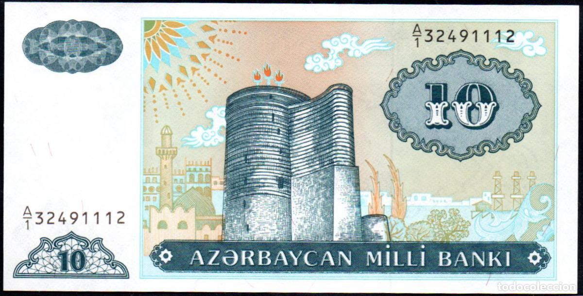 Billetes extranjeros: AZERBAYAN - 10 MANAT - S/C - PICK. 16 - Foto 1