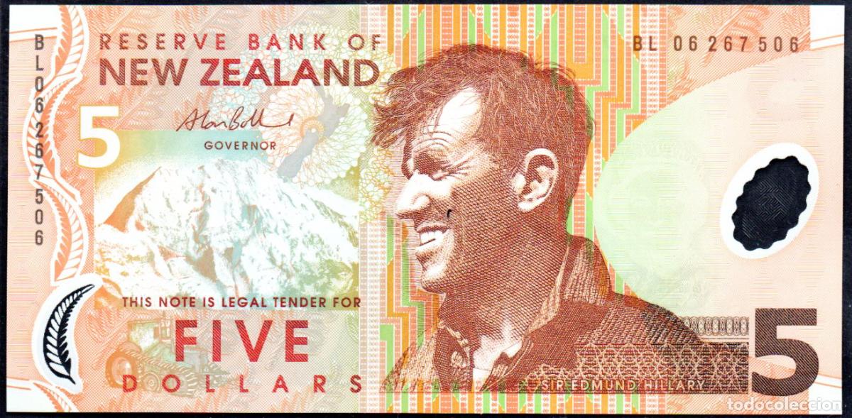 Billetes extranjeros: NUEVA ZELANDA - 5 DOLARES 2006 - S/C - PICK. 185 POLIMERO