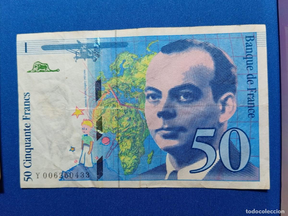 Billetes extranjeros: Billete de 50 Francos ( Francia) 1993