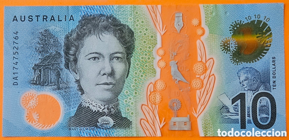 Billetes extranjeros: AUSTRALIA, 10 D&Oacute;LARES.