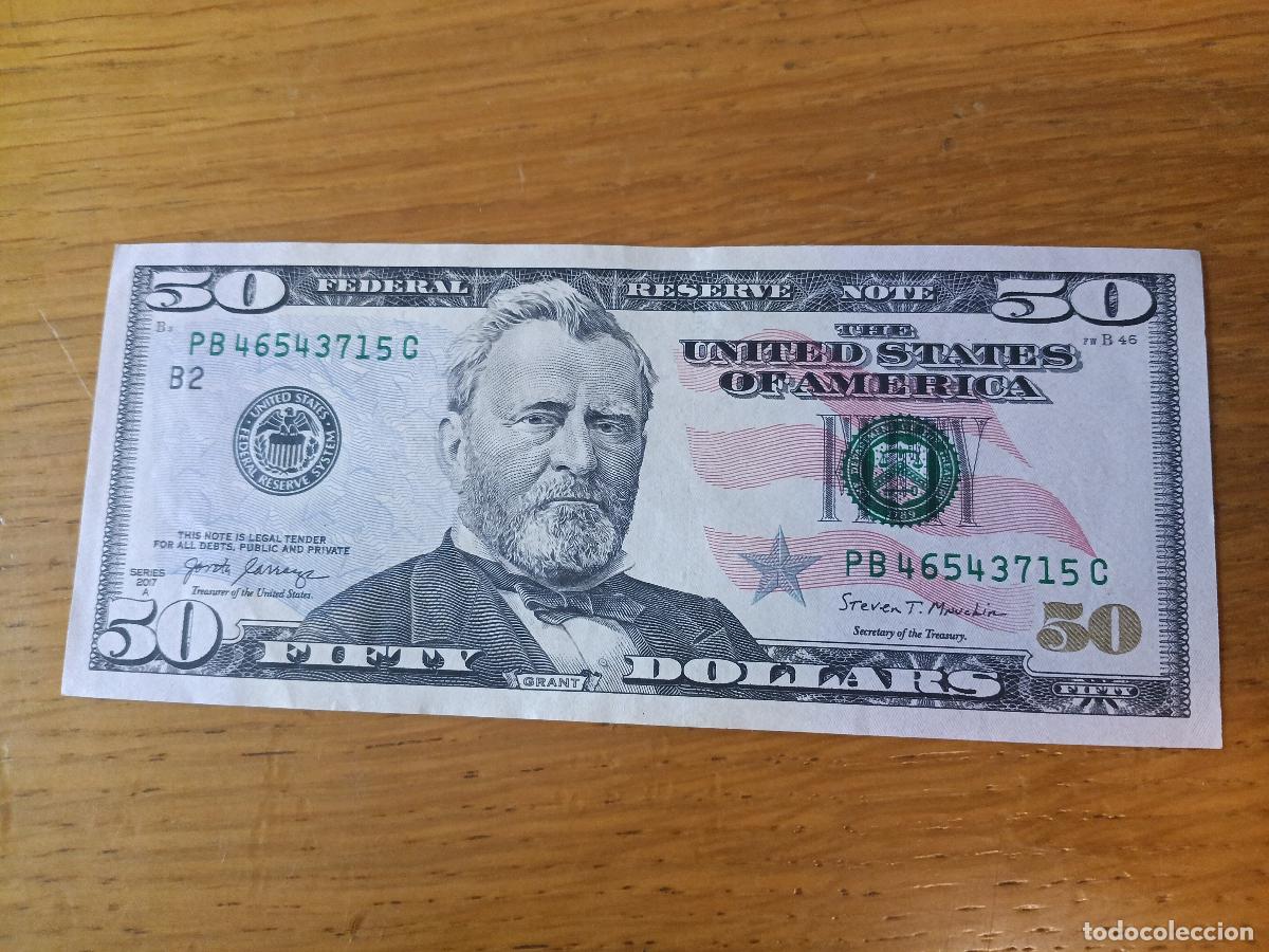 Billetes extranjeros: Estados Unidos. 50 dollars de 2017 EBC
