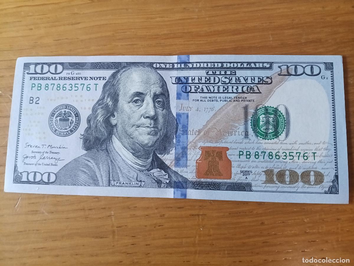 Billetes extranjeros: Estados Unidos. 100 dollars de 2017 EBC