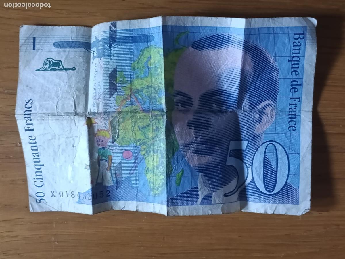 Billetes extranjeros: FRANCIA BILLETE DE 50 FRANCOS 1997 -ST. EXUPERI-