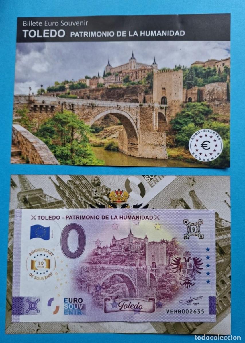 Billetes extranjeros: BILLETE 0 Euro Souvenir DOSSIER ANIVERSARIO Espa&ntilde;a: VEHB 2025-2 TOLEDO - PATRIMONIO DE LA HUMANIDAD