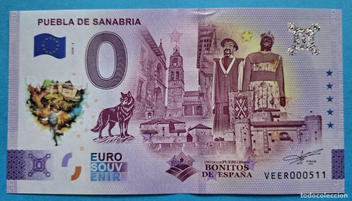 Billetes extranjeros: BILLETE 0 Euro Souvenir SELLADO Espa&ntilde;a: VEER 2026-2 PUEBLA DE SANABRIA