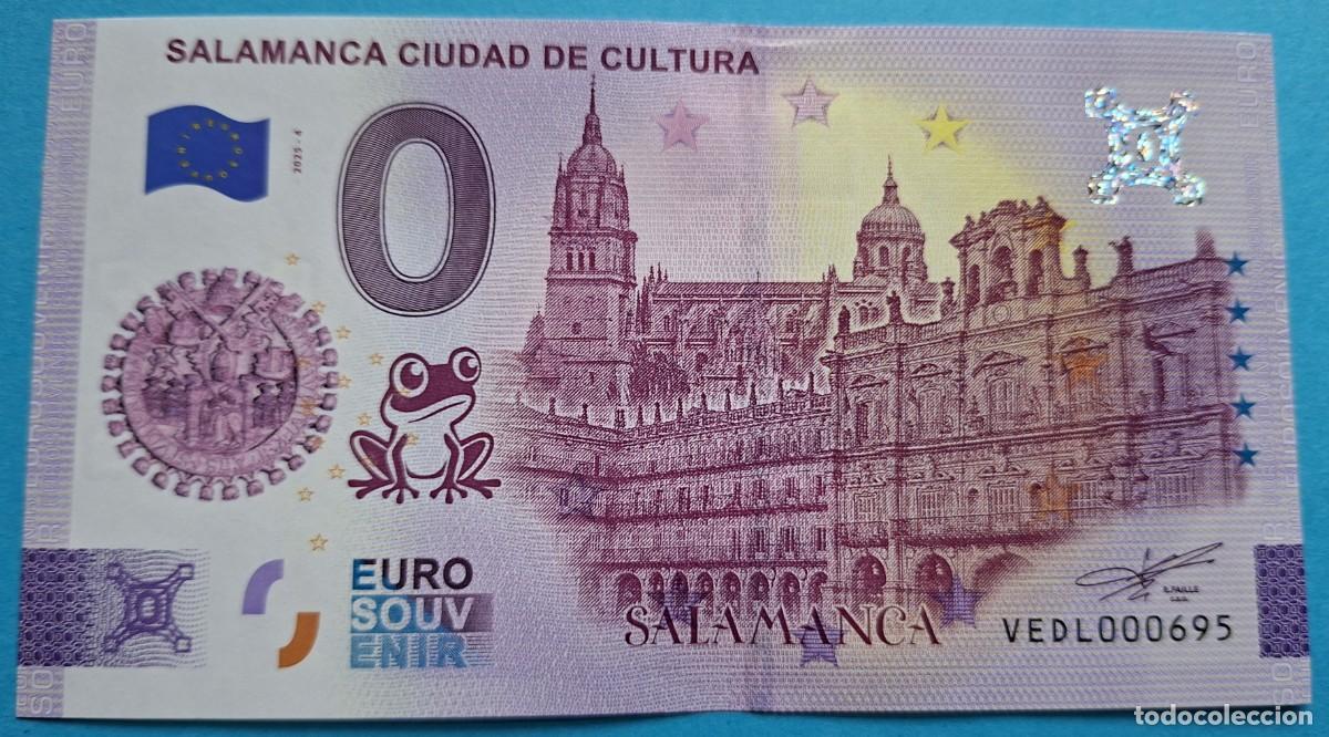 Billetes extranjeros: BILLETE 0 Euro Souvenir SELLADO Espa&ntilde;a: VEDL 2025-4 SALAMANCA CUIDAD DE CULTURA - SALAMANCA