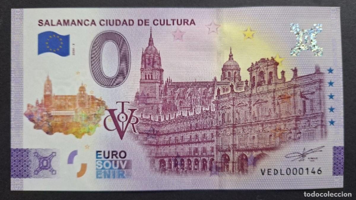 Billetes extranjeros: BILLETE 0 Euro Souvenir SELLADO FACHADA Espa&ntilde;a: VEDL 2024-3 SALAMANCA CUIDAD DE CULTURA