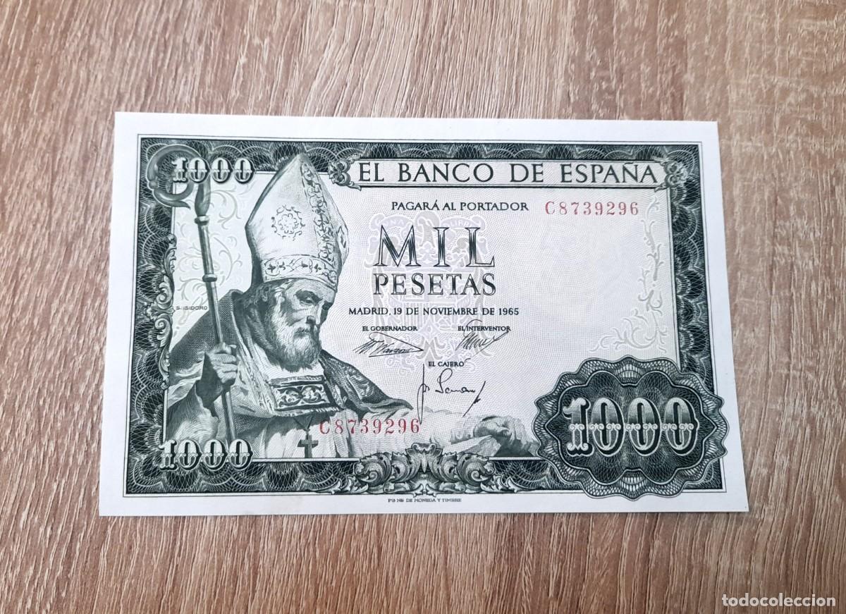 Billetes extranjeros: Billete de 1000 Pesetas 1965 SC