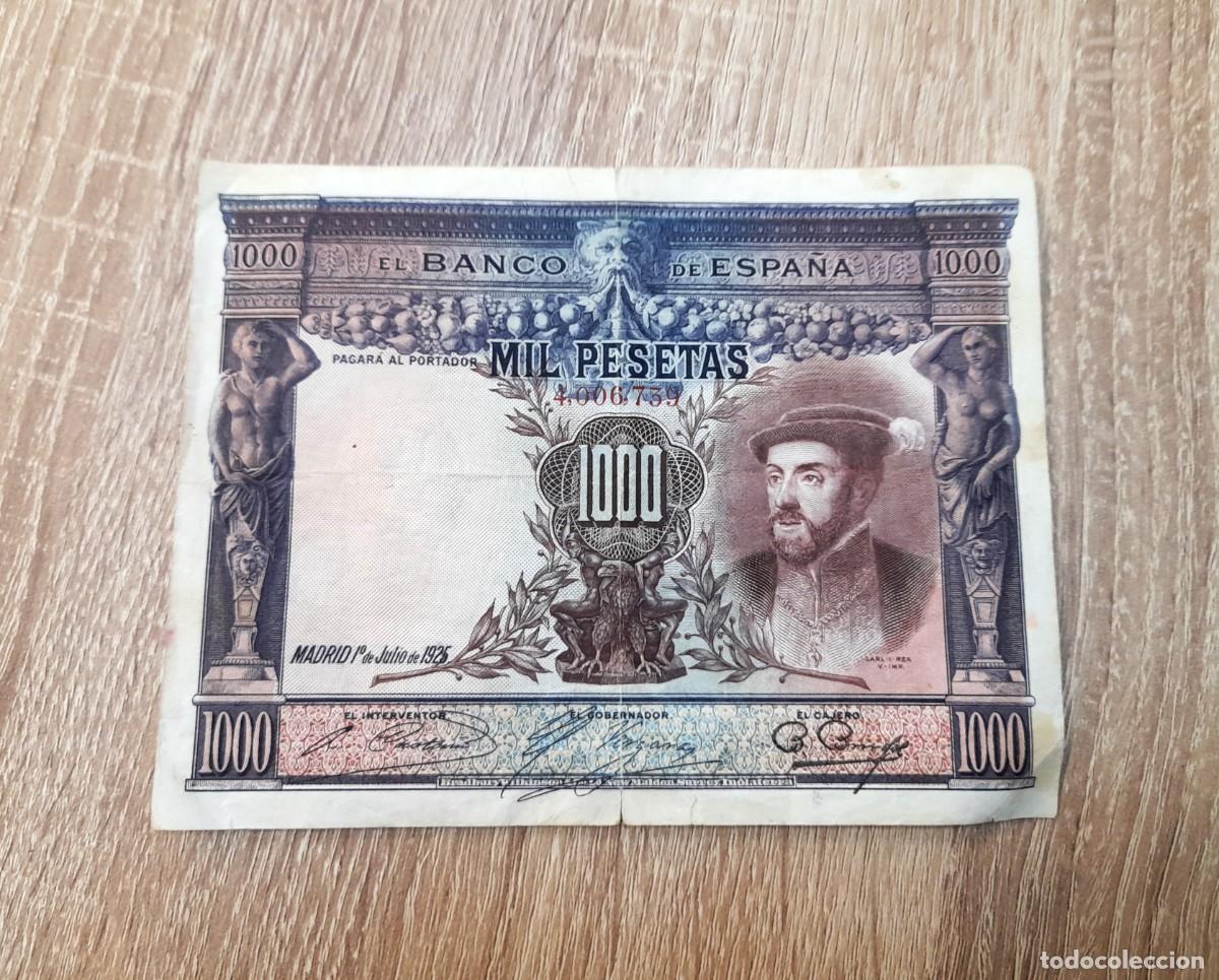 Billetes extranjeros: Billete de 1000 Pesetas 1925