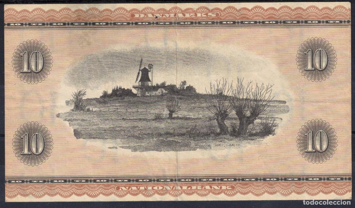 Billetes extranjeros: BILLETE DINAMARCA - 10 KRONER CORONAS 1936 DANMARK - Foto 2