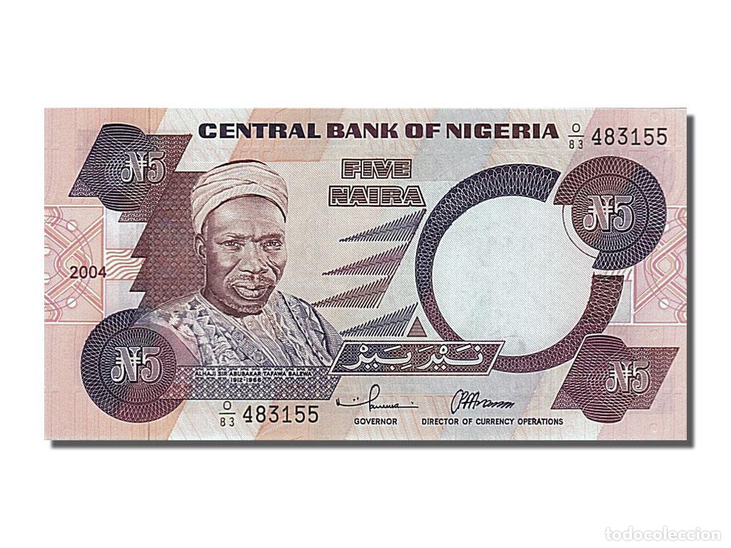 Billetes extranjeros: [#253709] Billete, 5 Naira, 2004, Nigeria, UNC
