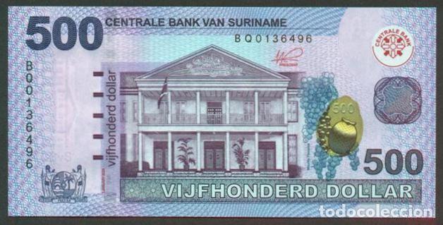 Billetes extranjeros: SURINAM (SURINAME). 500 dollar 2024. S/C.