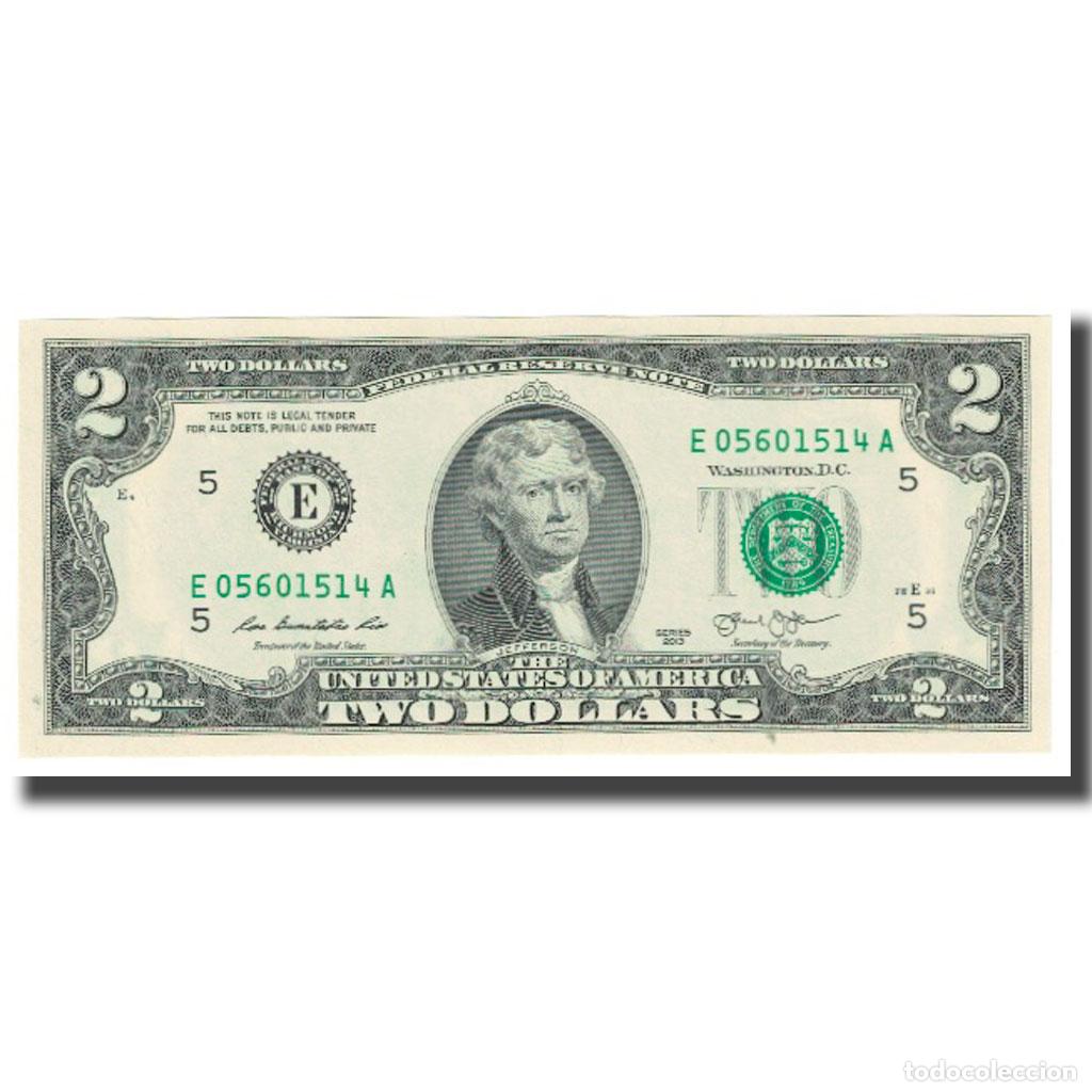 Billetes extranjeros: [#173393] Billete, Two Dollars, 2013, Estados Unidos, WASHINGTON, UNC