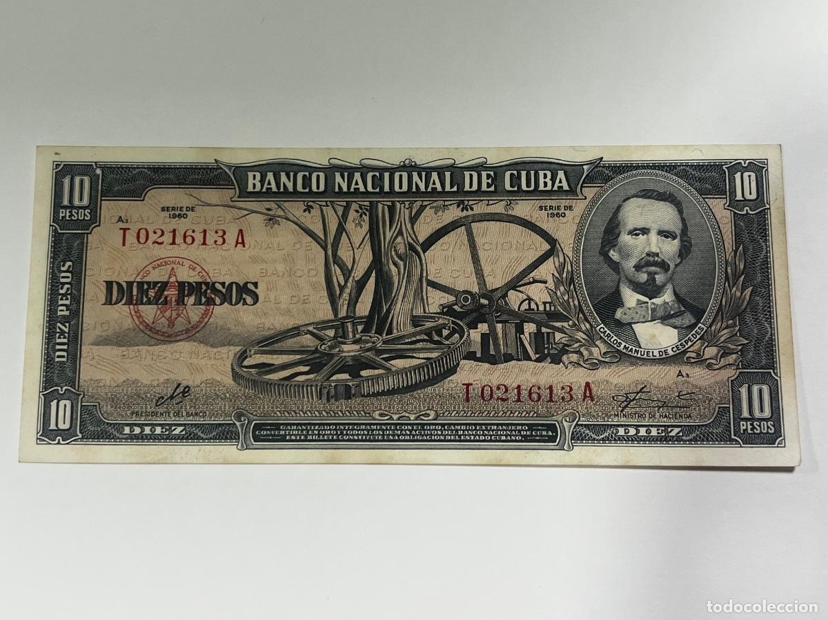 Billetes extranjeros: CUBA. BILLETE. DIEZ PESOS. CHE. 1960