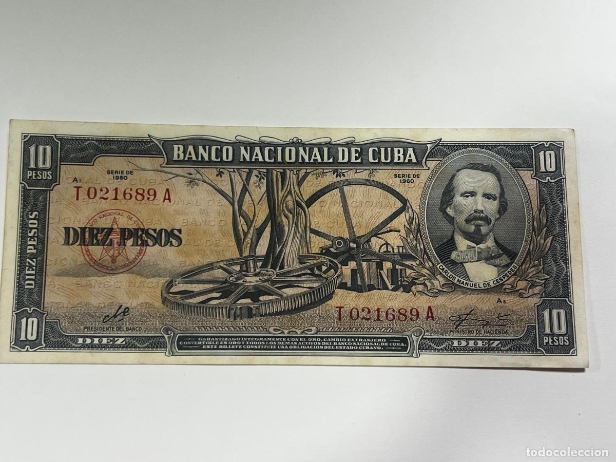 Billetes extranjeros: CUBA. BILLETE DIEZ PESOS. CHE. S/C. 1960