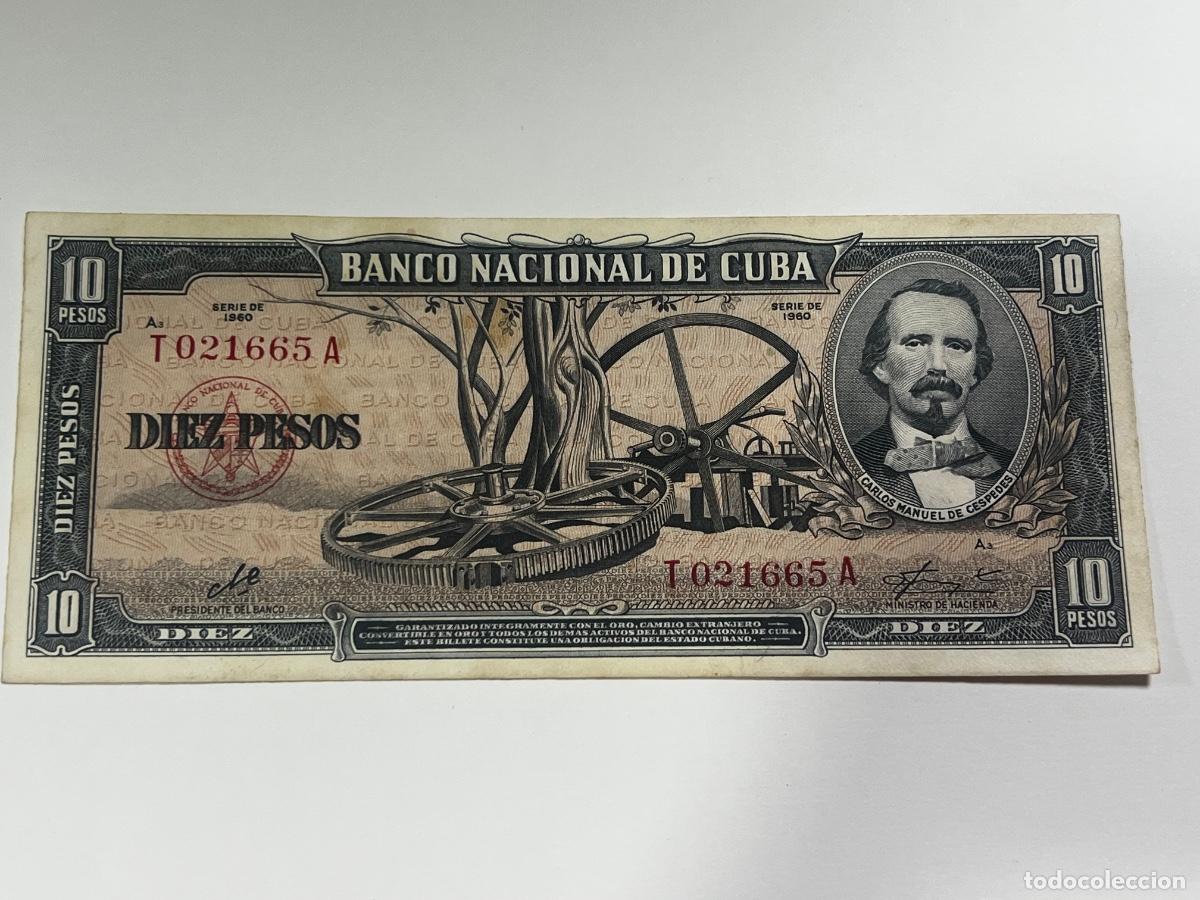 Billetes extranjeros: CUBA. BILLETE DIEZ PESOS. CHE. S/C. 1960