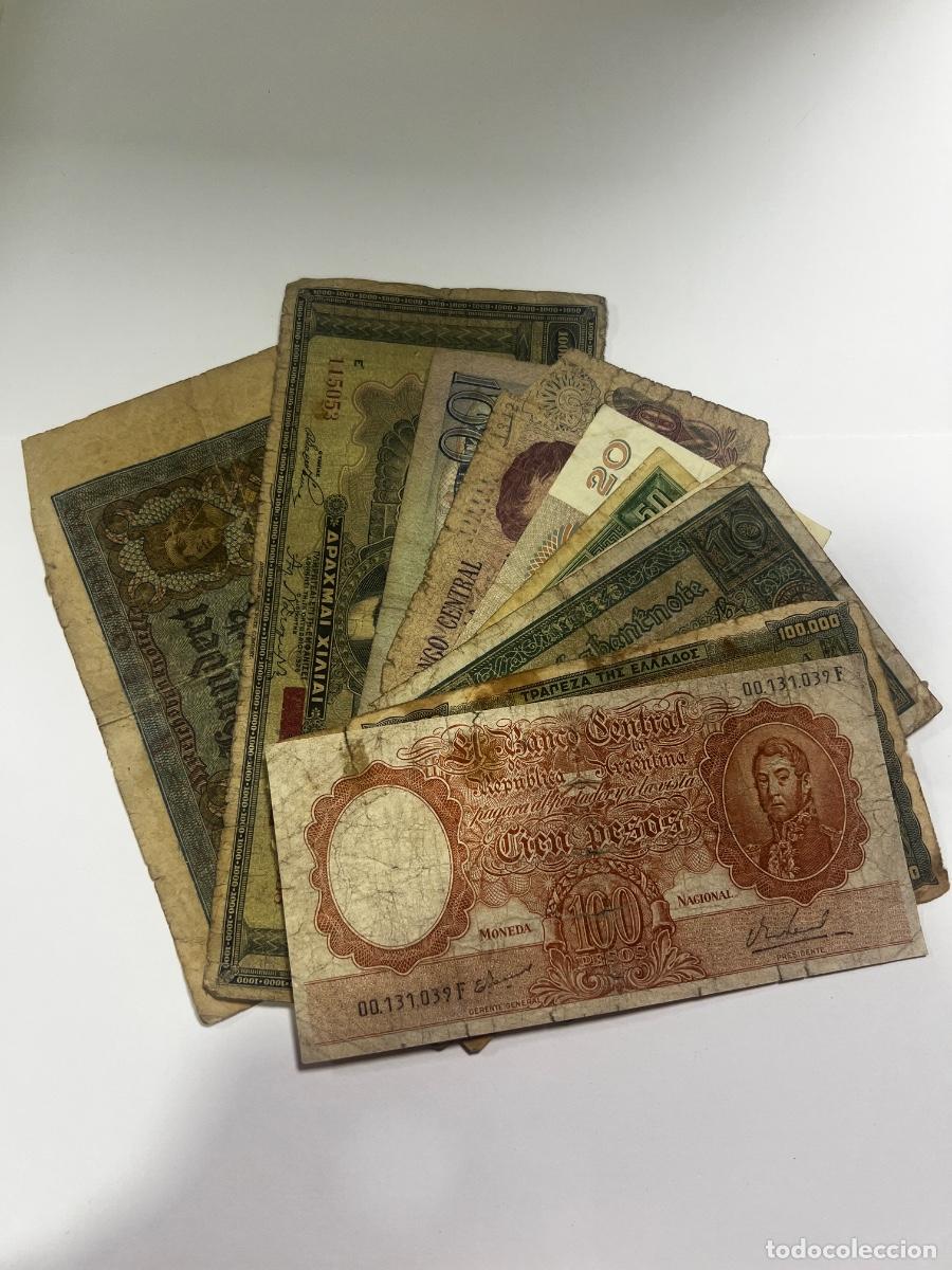 Billetes extranjeros: LOTE DE 12 BILLETES EXTRANJEROS.
