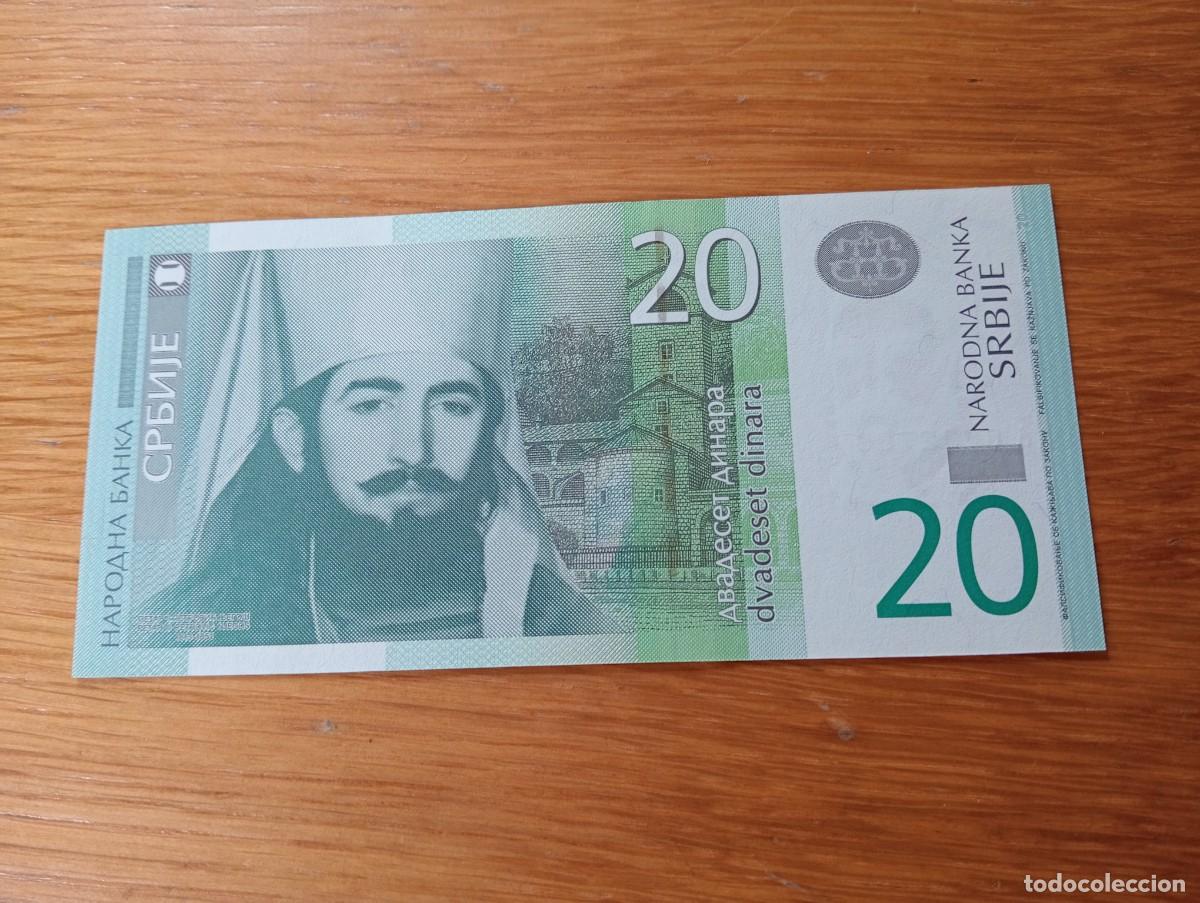 Internationale Banknoten: BILLETE DE SERBIA. 20 DINARES. N.&ordm; SERIE: AA 8632788. A&Ntilde;O: 2011. PICK 55a. SIN CIRCULAR.