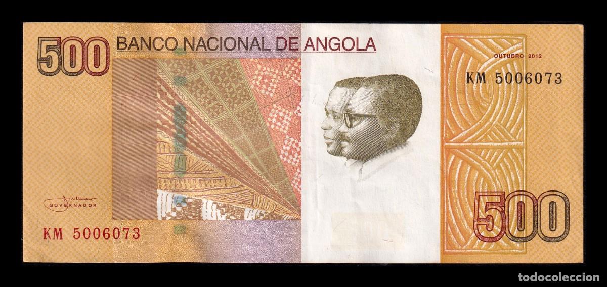 Billetes extranjeros: Angola 500 Kwanzas 2012 Pick 155a Mbc Vf