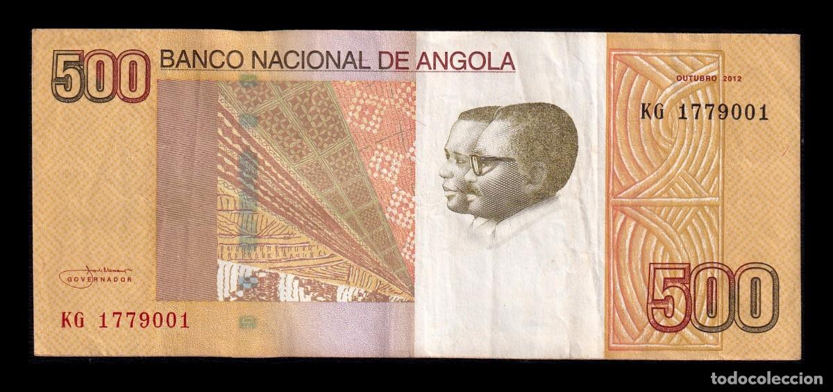 Billetes extranjeros: Angola 500 Kwanzas 2012 Pick 155a Mbc Vf