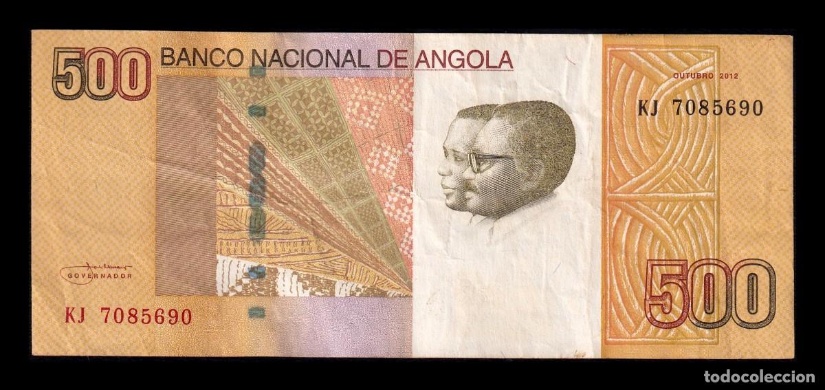 Billetes extranjeros: Angola 500 Kwanzas 2012 Pick 155a Mbc Vf