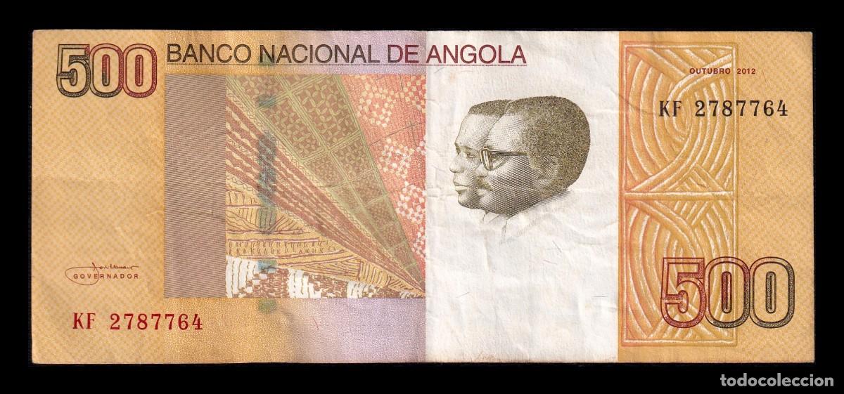 Billetes extranjeros: Angola 500 Kwanzas 2012 Pick 155a Mbc Vf