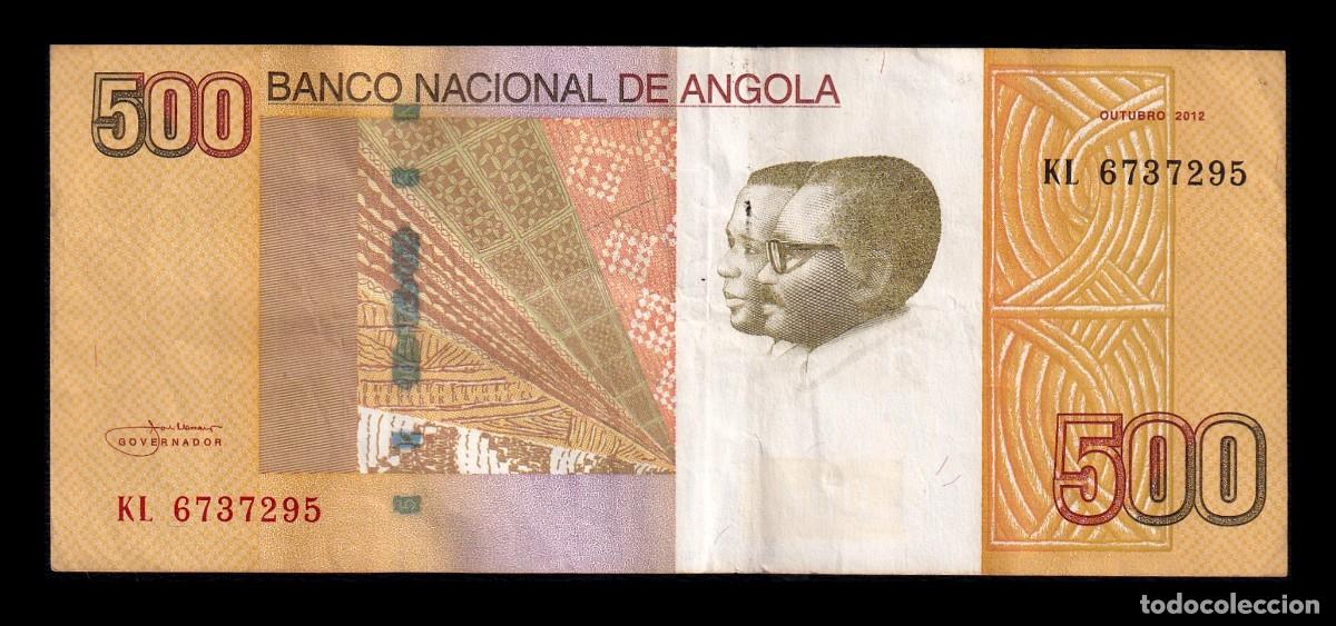 Billetes extranjeros: Angola 500 Kwanzas 2012 Pick 155a Mbc Vf