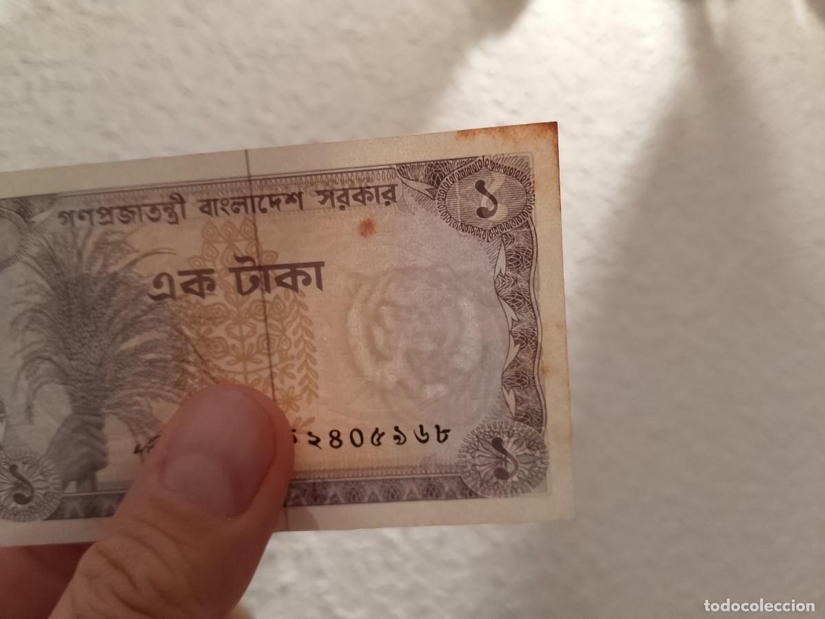 Billetes extranjeros: Billete Bangladesh, 1 Taka, a&ntilde;o 1973, UNC