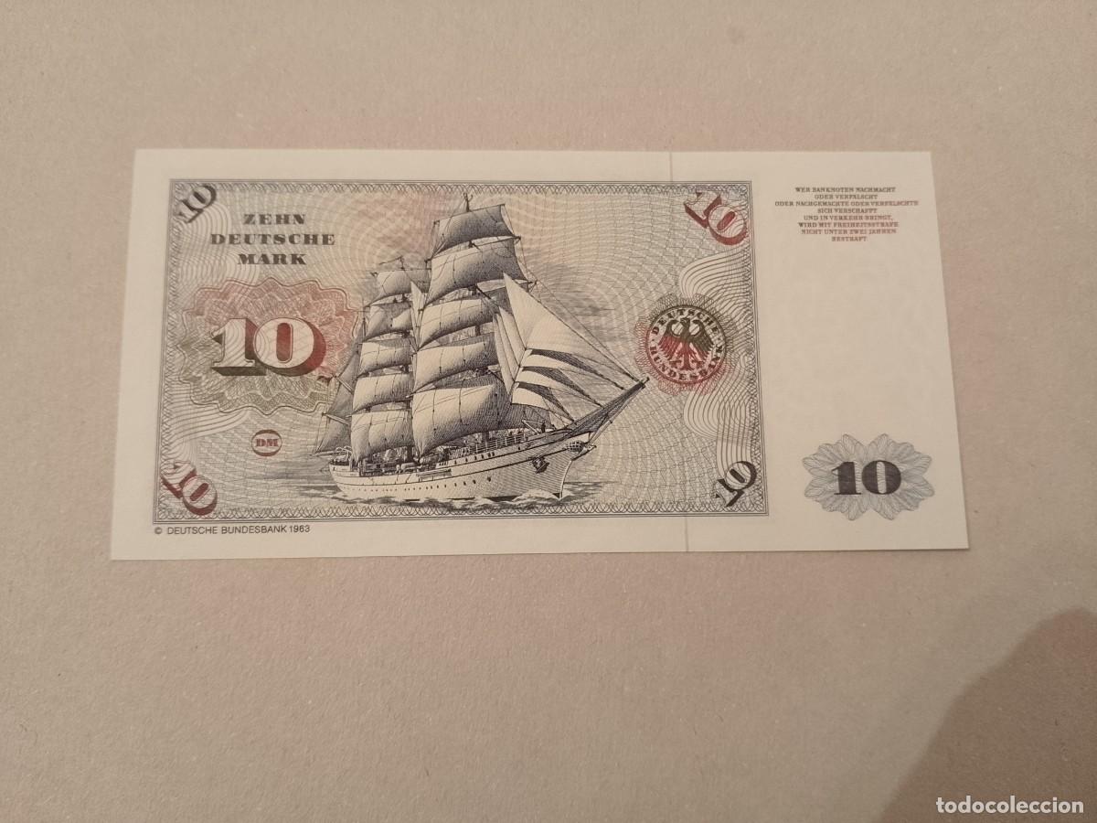 Billetes extranjeros: Billete Alemania, 10 Mark, a&ntilde;o 1980, UNC