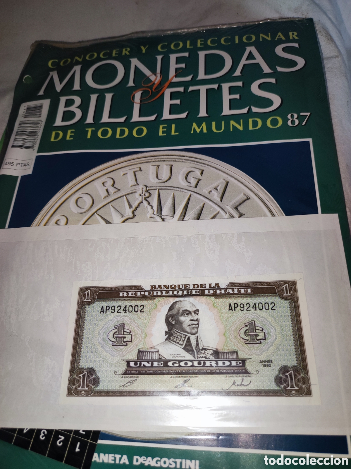 Billetes extranjeros: Billete Hait&iacute; - Monedas y billetes de todo el mundo - Planeta Deagostini - N&uacute;mero 87