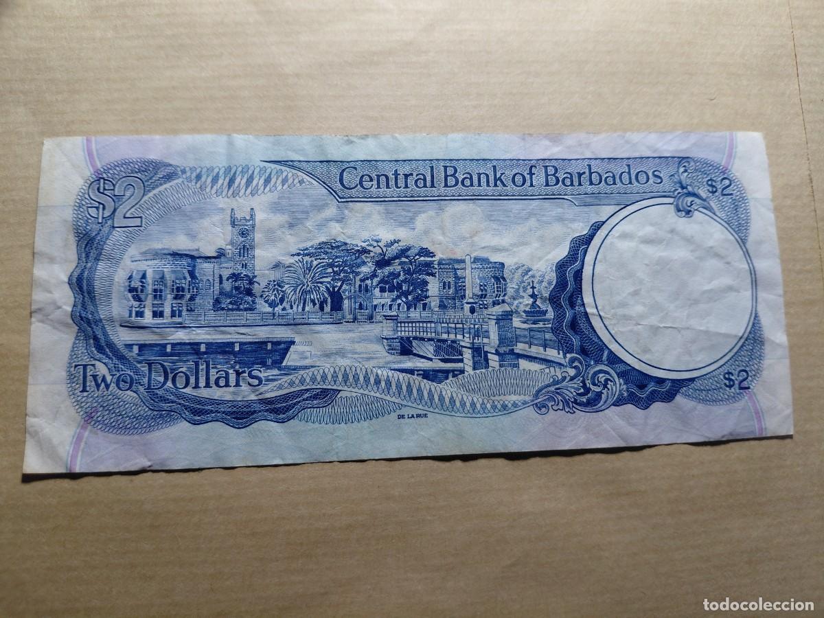 Billetes extranjeros: BARBADOS - 2 DOLAR P42 - Foto 2