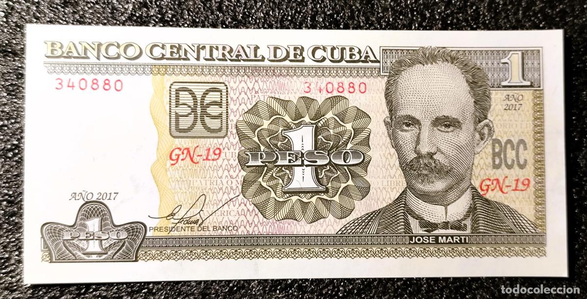 Banconote internazionali: Cuba &ndash; Billete de 1 Peso (2017) &ndash; Sin Circular (S/C) Lote 1964