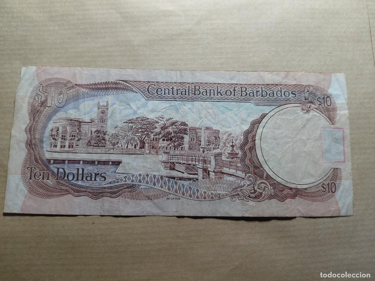 Billetes extranjeros: BARBADOS - 10 DOLAR P35A - Foto 2