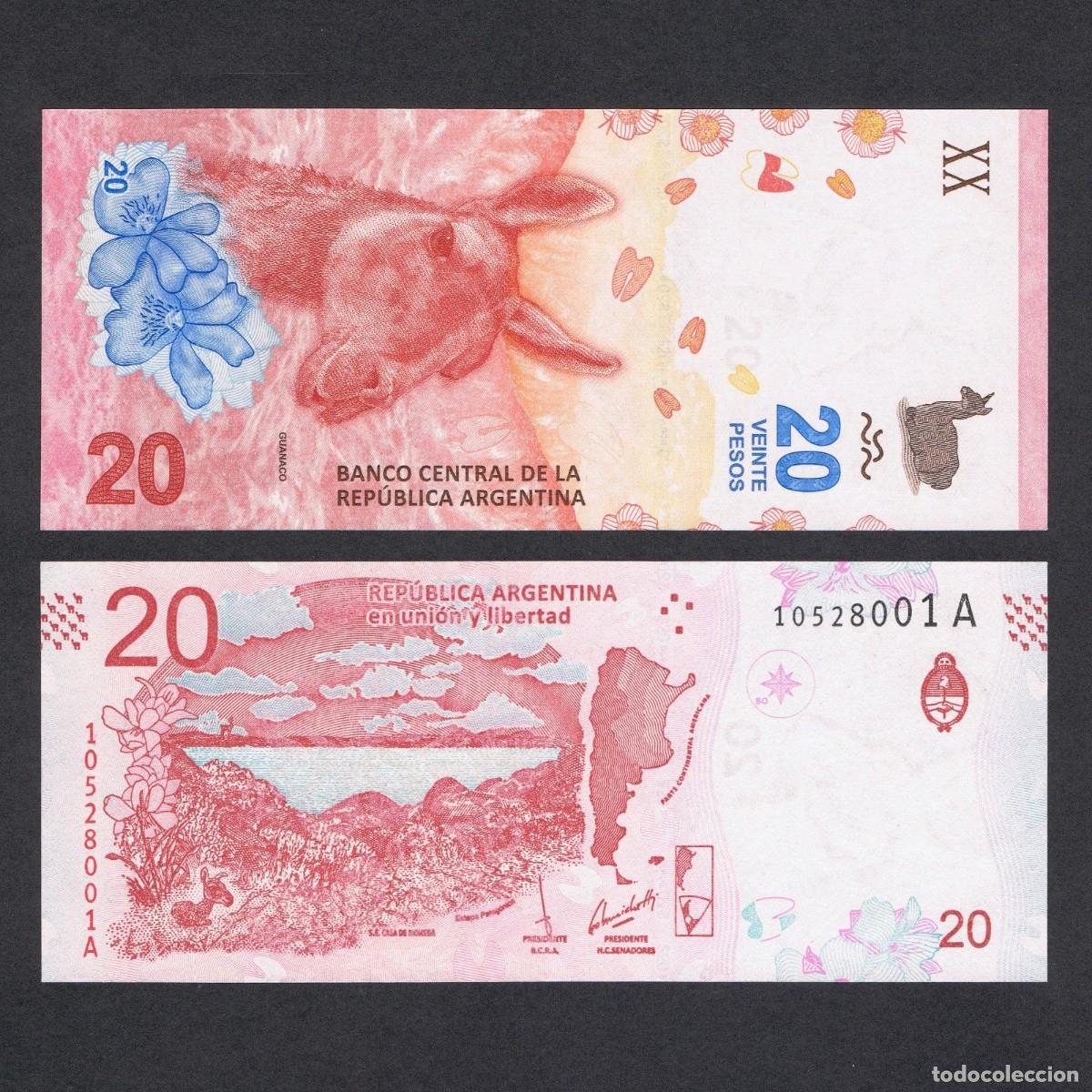 Billetes extranjeros: ARGENTINA: billete de 20 Pesos de 2017 Sin Circular