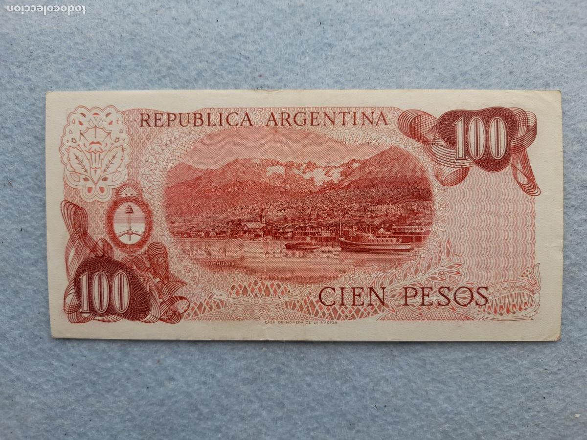 Banconote internazionali: Argentina. 100 Pesos. A&ntilde;o1970-83.