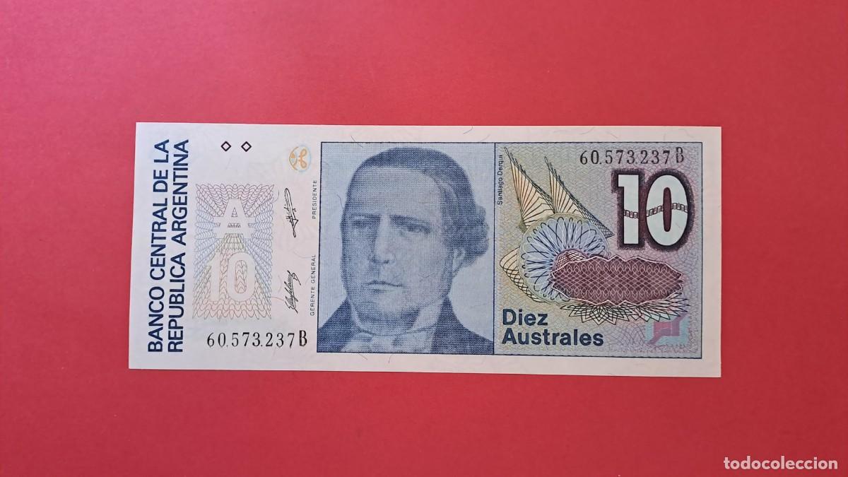 Billetes extranjeros: ARGENTINA - 10 AUSTRALES - SIN CIRCULAR