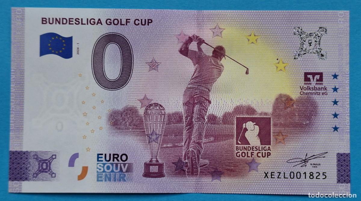 Billetes extranjeros: BILLETE 0 Euro Souvenir Alemania: XEZL 2024-1 BUNDESLIGA GOLF CUP