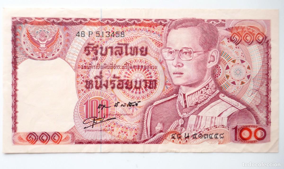 Billetes extranjeros: Tailandia. Billete de 100 bath a&ntilde;o 1978. Pick 8a. En muy buen estado de conservaci&oacute;n